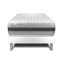 Ensemble Ressorts ensachés et mémoire de forme de confort Equilibré avec sommier tapissier