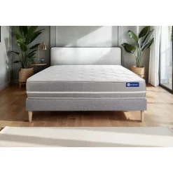 Ensemble Ressorts ensachés de confort Equilibré avec sommier kit