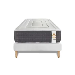 Ensemble Ressorts ensachés et mémoire de forme de confort Ferme avec sommier tapissier