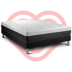 Ensemble Ressorts ensachés et mémoire de forme de confort Ferme avec sommier kit