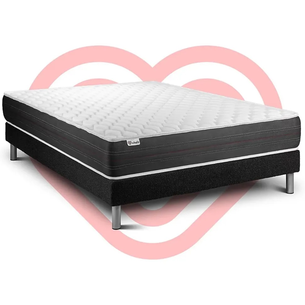 Ensemble Ressorts ensachés de confort Ferme avec sommier tapissier