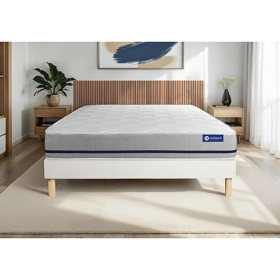 Ensemble Ressorts ensachés de confort Mi-ferme avec sommier kit