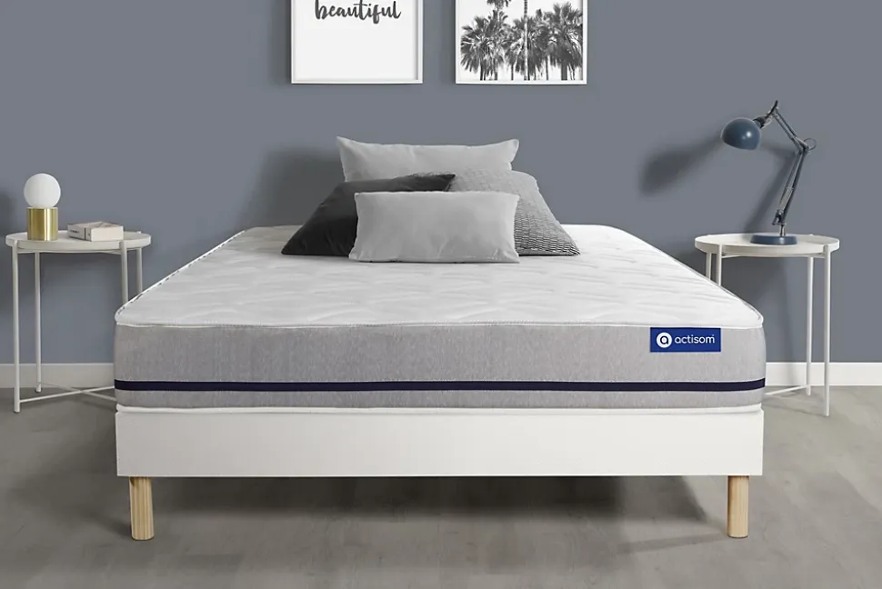 Ensemble Ressorts ensachés de confort Mi-ferme avec sommier kit