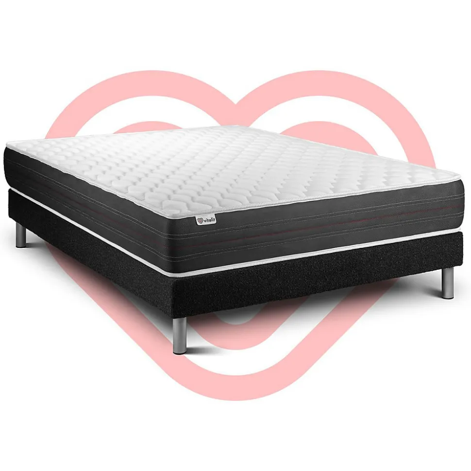 Ensemble Ressorts ensachés de confort Ferme avec sommier kit