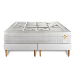 Ensemble Ressorts ensachés et mémoire de forme de confort Equilibré avec sommier tapissier