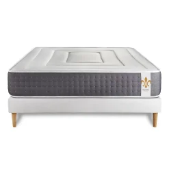 Ensemble Ressorts ensachés et mémoire de forme de confort Ferme avec sommier kit