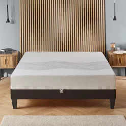 Ensemble Sensitive 180x200 cm Matelas Mousse + Sommier Bois