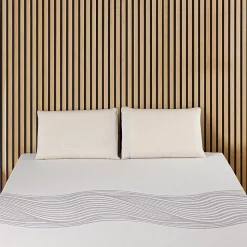 Ensemble Sensitive 180x200 cm Matelas Mousse + Sommier Bois