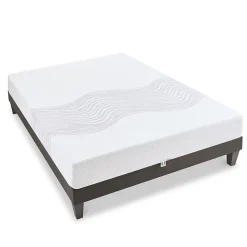 Ensemble Sensitive 180x200 cm Matelas Mousse + Sommier Bois