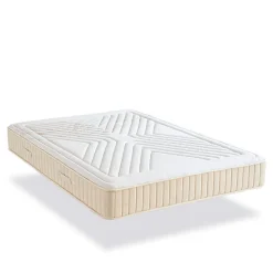 Ensemble Symphonie 2.0 140x190 cm Matelas Mousse + Sommier Bois