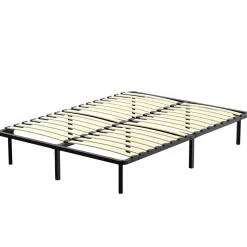 Ensemble 140x190 cm Matelas à ressorts +Sommier à Lattes sur Pieds, Epaisseur du Matelas 30cm