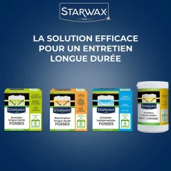 Entretien hebdomadaire bac à graisses 750g, Starwax