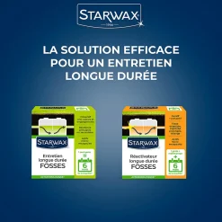 Entretien longue durée 6 mois fosses septiques Starwax 500g