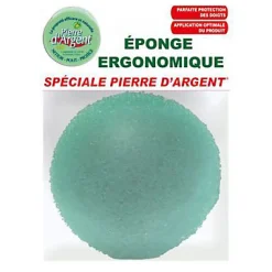 Eponge ergonomique spéciale pierre d'argent