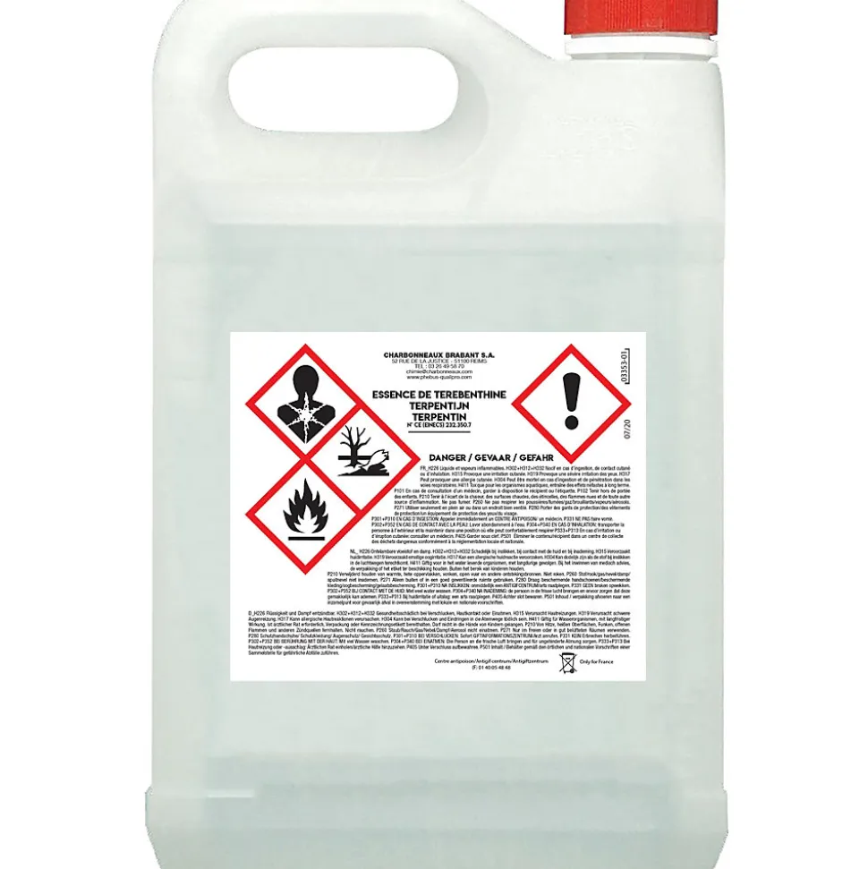 Essence de térébenthine pour traiter Phébus 5L
