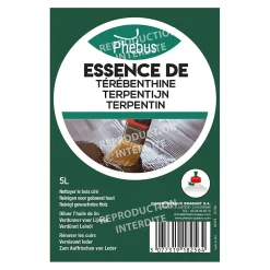Essence de térébenthine pour traiter Phébus 5L