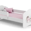 FALA lit d'enfant avec balustrade 140x70 Fille avec licorne