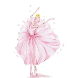 FALA lit d'enfant avec barreau 160x80 Princesse en couronne