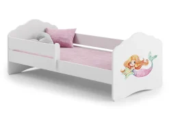 FALA lit enfant avec barreau 160x80 Mermaid