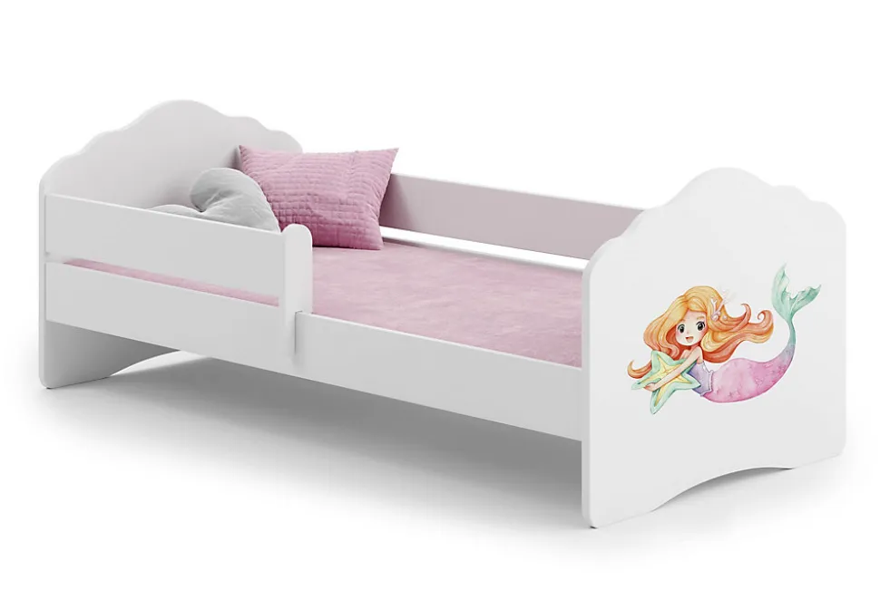 FALA lit enfant avec barreau 160x80 Mermaid