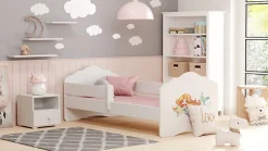 FALA lit enfant avec barreau 160x80 Mermaid