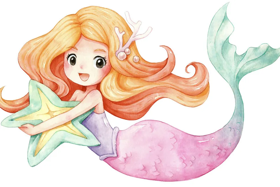 FALA lit enfant avec barreau 160x80 Mermaid