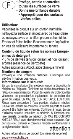 Fixil Cleaner 500 ml, produit nettoyant anticalcaire pour surfaces en verre