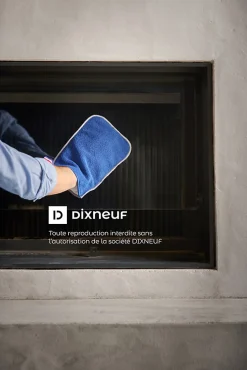 Gant microfibre pour vitre de cheminée et poêle Dixneuf Plus'net