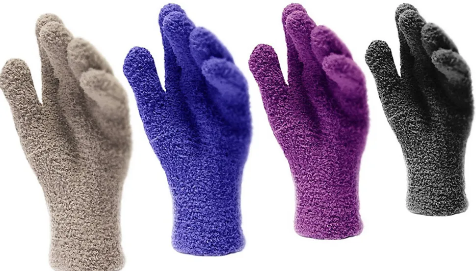 Gants microfibre anti-poussières droitier/gaucher