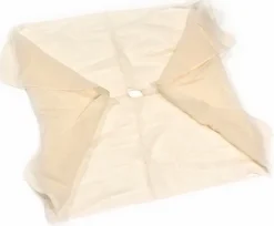 Gaze Coton Ecrue Avec Trou 80X80 cm - Lot de 10 - Guialto