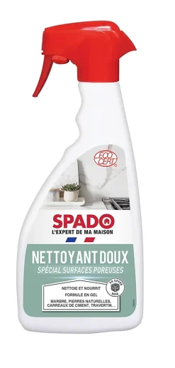 Gel nettoyant doux spécial surfaces poreuses Spado 500ml