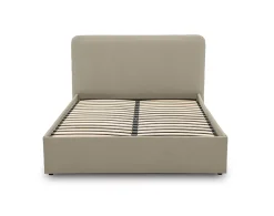 Goyave - lit coffre - 140x190 - en tissu - sommier inclus - Best Mobilier