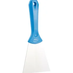 Grattoir à main lame inox 100 mm Bleu VIKAN