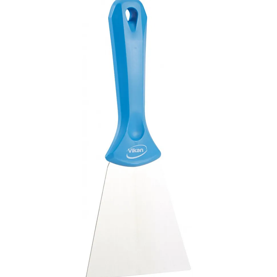 Grattoir à main lame inox 100 mm Bleu VIKAN