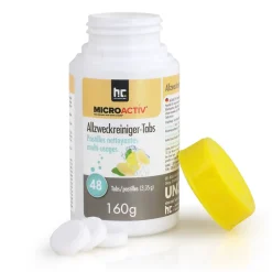 Höfer Chemie Microactiv 48 Pastilles Nettoyantes Multi-usages 160 G, Parfum Citron