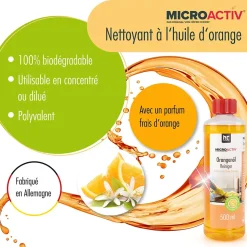 Höfer Chemie Microactiv Nettoyant Concentré À L'huile D'orange 1 x 500 Ml