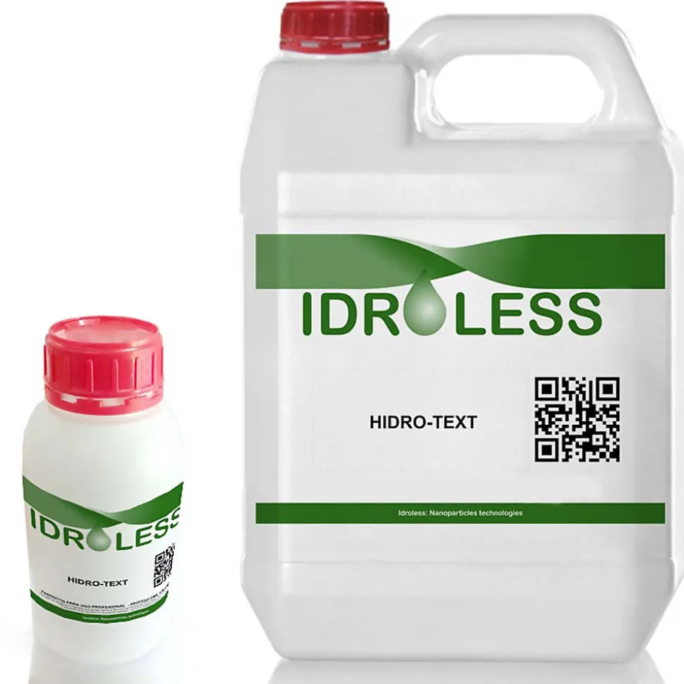 HidroText (1L). Hydrofuge et antitache et antigraisse pour matières textiles. Il ne change pas la couleur ni ne modifie texture