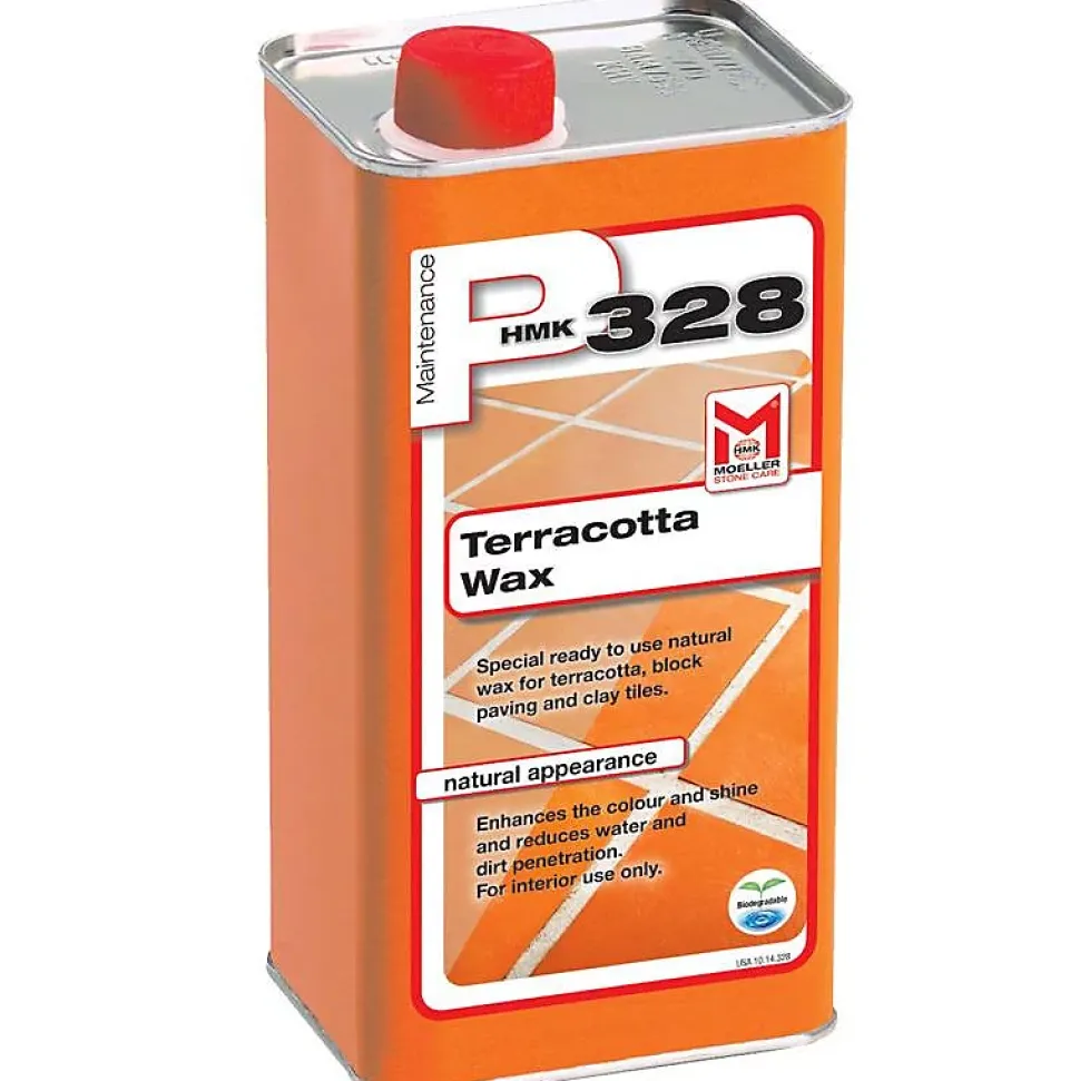 HMK P328 - Cire naturelle pour terre cuite - Moeller - 1 L