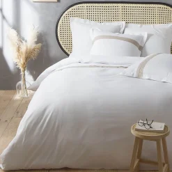Housse de couette + 2 taies d'oreiller Laly - Douceur d'Intérieur - Parure de couette 260 x 240