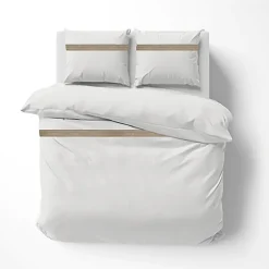 Housse de couette + 2 taies d'oreiller Laly - Douceur d'Intérieur - Parure de couette 260 x 240