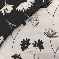 Housse de couette + 2 taies d'oreiller Iris - Douceur d'Intérieur - Parure de couette 260 x 240