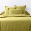 Housse de couette + 2 taies 240 x 260 cm Passion jaune