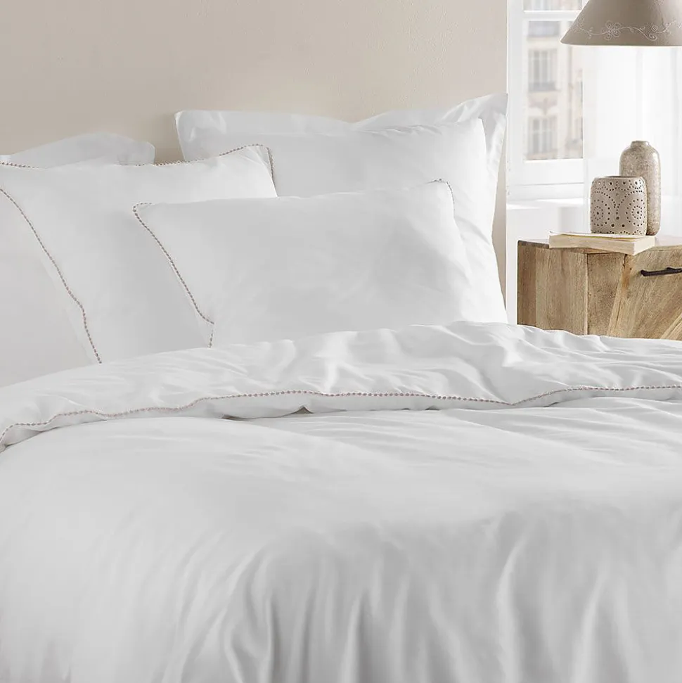 Housse de couette + 2 taies d'oreiller Noémie - Douceur d'Intérieur - Parure de couette 260 x 240