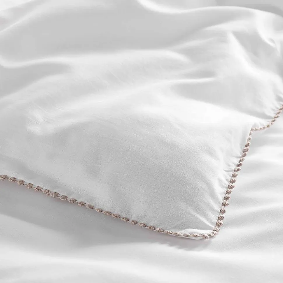 Housse de couette + 2 taies d'oreiller Noémie - Douceur d'Intérieur - Parure de couette 260 x 240