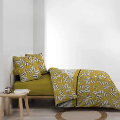 Housse de couette + 2 taies d'oreiller Marjolaine - 260 x 240 cm - Douceur d'Intérieur - Parure de couette 260 x 240