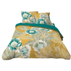 Housse de couette + 2 taies Florelle