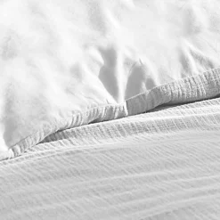 Housse de couette + 2 taies en gaze de coton 240 x 260 cm Tendance bla