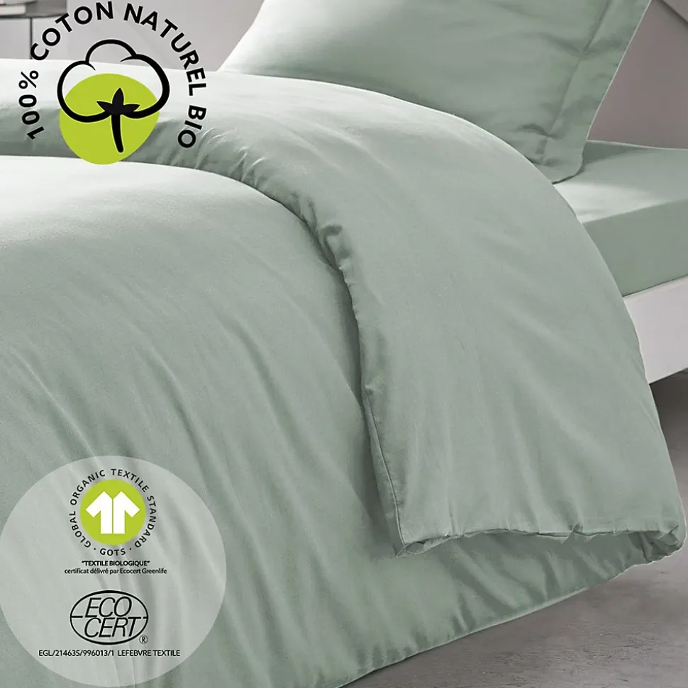 Housse de couette 1 place - 100% coton BIO