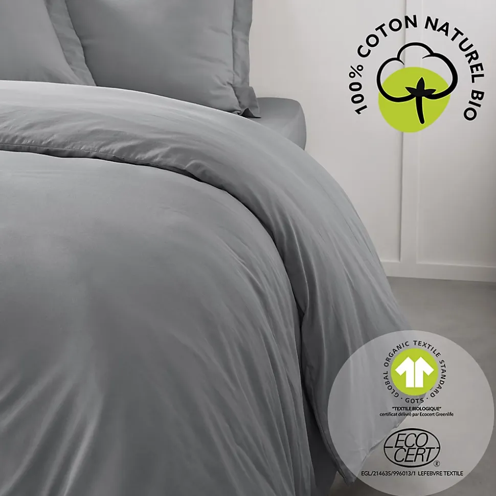 Housse de couette 2 places - 100% coton BIO