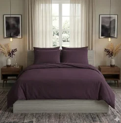 Housse de couette + taies en coton Passion